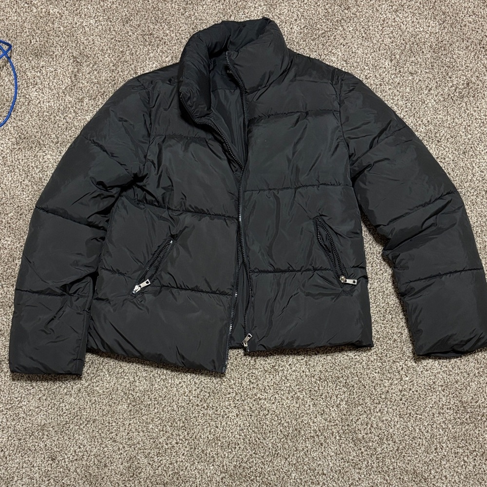 Zenana black puffer jacket